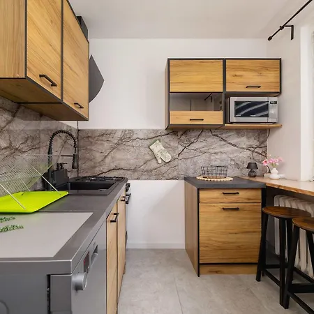 Apartment Blue And Family In With Two Bedrooms And Balcony By Renters Kattowitz